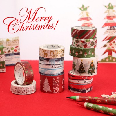 Decorative Postcard Adhesive Tape DIY kawaii washi tape christmas