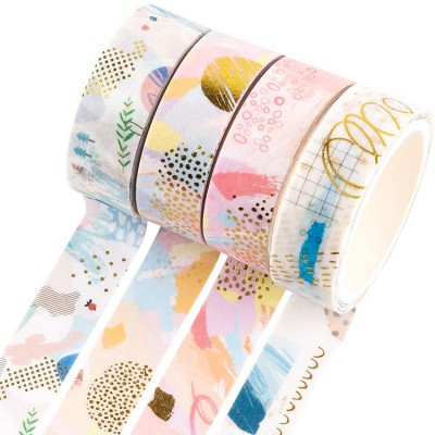 Custom design eco friendly decorative custom logo washi tape for student