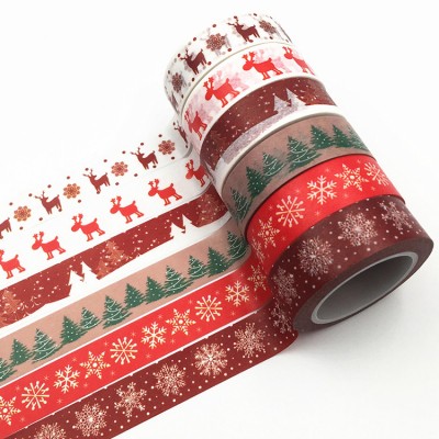 Decorative kawaii masking tapes stickers washi tape christmas for children